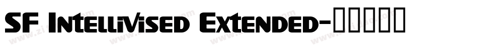 SF Intellivised Extended字体转换